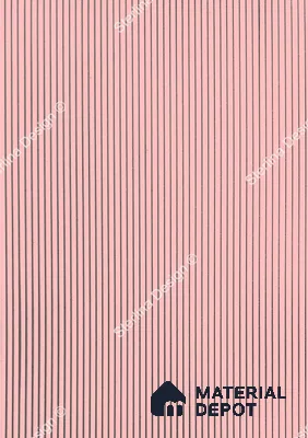 Red Plain Colour Louver 456 STER (456) 8 ft x 4 ft MDF Panel - 8 mm | Suitable for Feature Wall, TV Unit & Living Room | Width is Subjected to 5% Variation