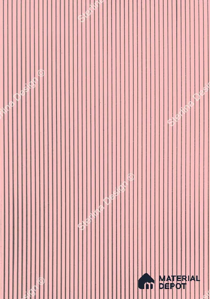 Red Plain Colour Louver 456 STER (456) 8 ft x 4 ft MDF Panel - 8 mm | Suitable for Feature Wall, TV Unit & Living Room | Width is Subjected to 5% Variation