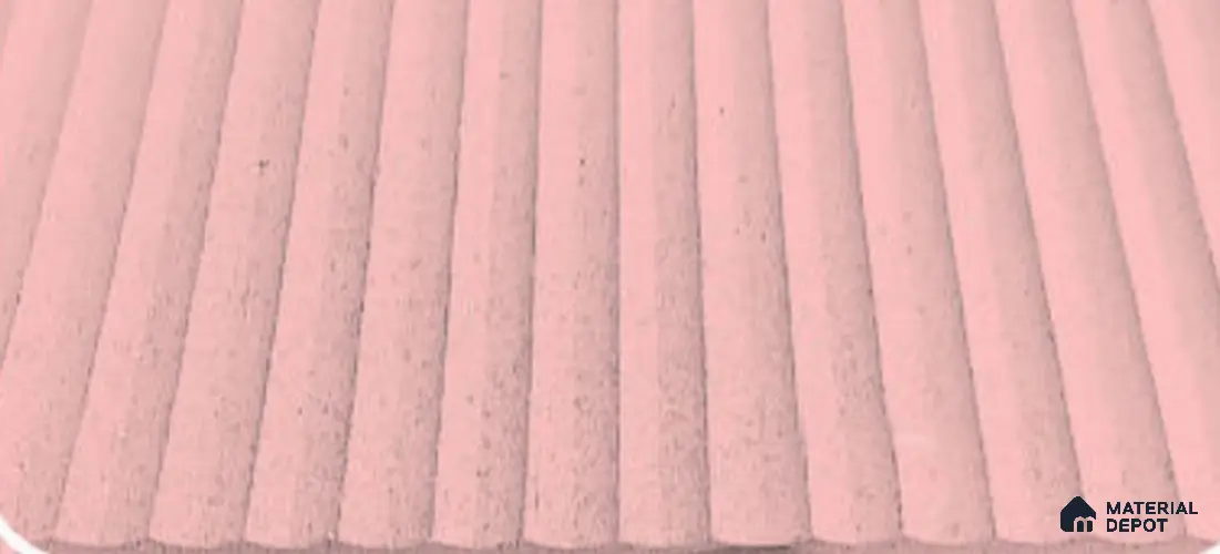 Red Plain Colour Louver PN 04982 8 ft x 4 ft MDF Panel - 8 mm | Suitable for Feature Wall, TV Unit & Living Room | Width is Subjected to 5% Variation
