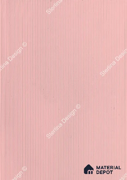 Red Plain Colour Louver 457 STER (457) 8 ft x 4 ft MDF Panel - 8 mm | Suitable for Feature Wall, TV Unit & Living Room | Width is Subjected to 5% Variation