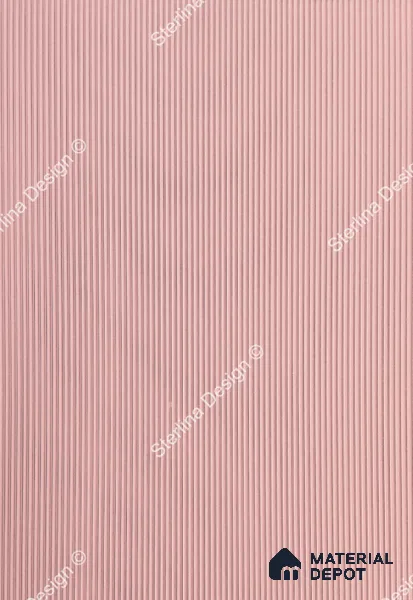 Red Plain Colour Louver PN 04984 8 ft x 4 ft MDF Panel - 8 mm | Suitable for Feature Wall, TV Unit & Living Room | Width is Subjected to 5% Variation