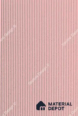 Red Plain Colour Louver 460 STER (460) 8 ft x 4 ft MDF Panel - 8 mm | Suitable for Feature Wall, TV Unit & Living Room | Width is Subjected to 5% Variation