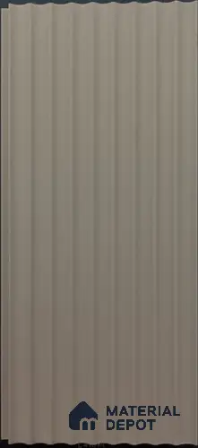 Brown Plain Colour Louver L 416 PL 8 ft x 4.9 inch Panel - 12 mm | Suitable for Feature Wall, TV Unit & Living Room | Width is Subjected to 5% Variation
