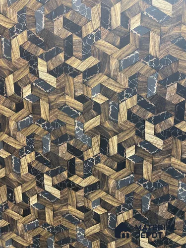 Patterned Look LM 21486 8 ft x 4 ft Texture Finish Decorative Laminate - 1 mm | Suitable for Bedroom, TV Unit, Wardrobe
