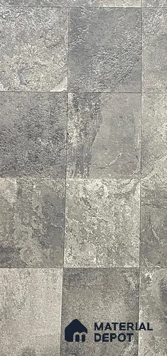 Grey Textured Solid Look LM 21300 8 ft x 4 ft Texture Finish Decorative Laminate - 1 mm | Suitable for TV Unit, Wardrobe, Kitchen Cabinets