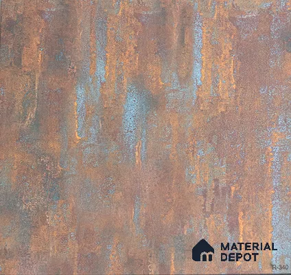 Brown Rustic Look LM 01788 8 ft x 4 ft Texture Finish Decorative Laminate - 1 mm | Suitable for TV Unit, Wardrobe, Kitchen Cabinets