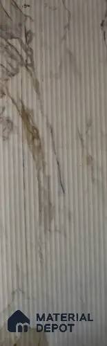 Marble Fluted LM 12717 8 ft x 4 ft Texture Finish Decorative Laminate - 1 mm | Suitable for TV Unit,Wardrobe, Kitchen Cabinets