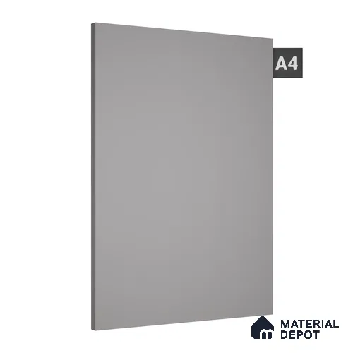 Cool Grey Solid Colors Look LM 07180 8 ft x 4 ft Super Matte Finish Decorative Laminate - 1 mm | Suitable for Living Room, Kitchen, Office