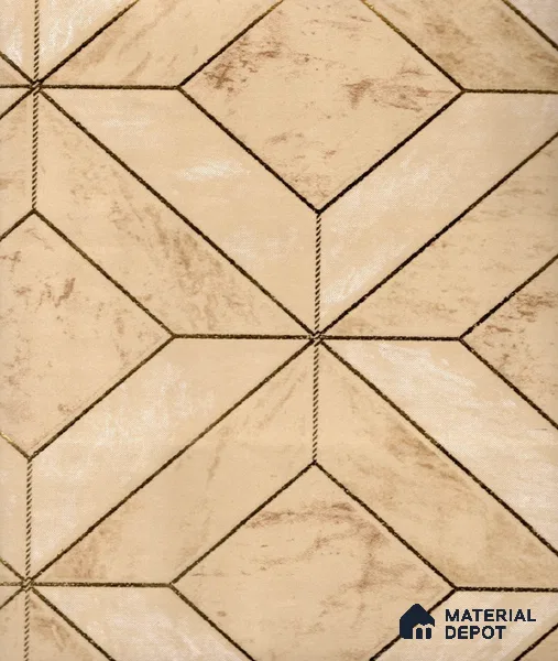 AMDL211102 | 10 Meter x 21 Inches Geometric Look Wallpaper - 57.41 Sq. Ft. | Minimum 15% wastage during installation