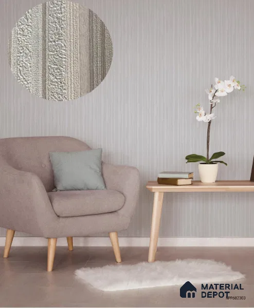 NPP682303 | 10 Meter x 21 Inches Stripes Look Wallpaper - 57.41 Sq. Ft. | Minimum 15% wastage during installation