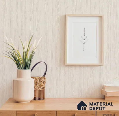 NPP684102 | 10 Meter x 21 Inches Stripes Look Wallpaper - 57.41 Sq. Ft. | Minimum 15% wastage during installation