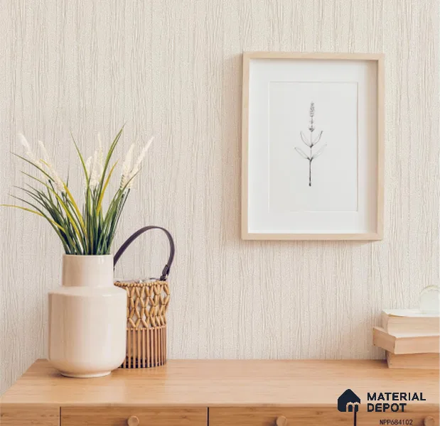 NPP684102 | 10 Meter x 21 Inches Stripes Look Wallpaper - 57.41 Sq. Ft. | Minimum 15% wastage during installation