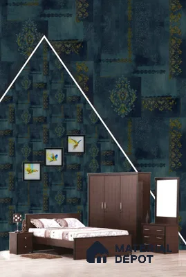 22510 | 10 Meter x 21 Inches Damask Look Wallpaper - 57.41 Sq. Ft. | Minimum 15% wastage during installation