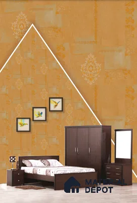 22513 | 10 Meter x 21 Inches Damask Look Wallpaper - 57.41 Sq. Ft. | Minimum 15% wastage during installation