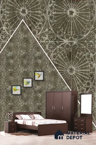 22525 | 10 Meter x 21 Inches Patterned Look Wallpaper - 57.41 Sq. Ft. | Minimum 15% wastage during installation