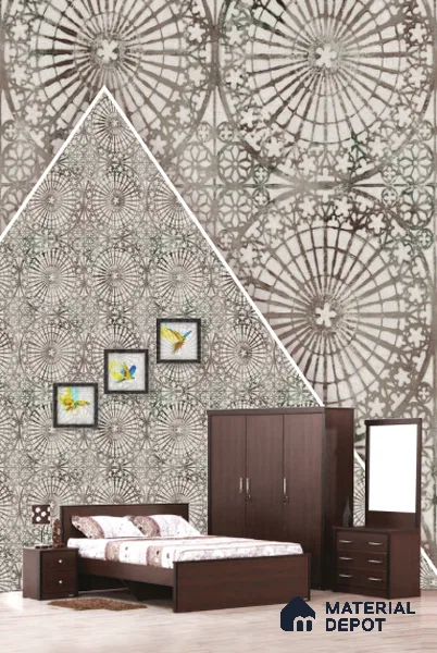 22526 | 10 Meter x 21 Inches Patterned Look Wallpaper - 57.41 Sq. Ft. | Minimum 15% wastage during installation