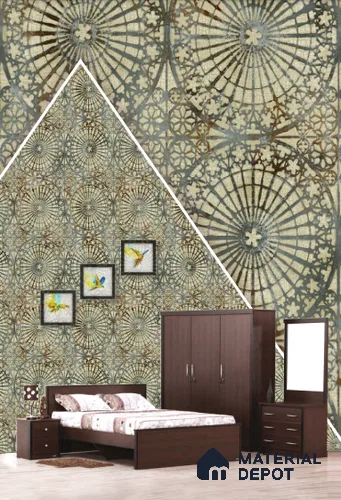 22528 | 10 Meter x 21 Inches Patterned Look Wallpaper - 57.41 Sq. Ft. | Minimum 15% wastage during installation