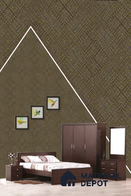 22571 | 10 Meter x 21 Inches Patterned Look Wallpaper - 57.41 Sq. Ft. | Minimum 15% wastage during installation