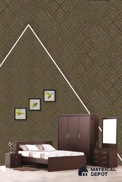 22571 | 10 Meter x 21 Inches Patterned Look Wallpaper - 57.41 Sq. Ft. | Minimum 15% wastage during installation