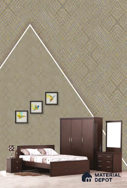 22572 | 10 Meter x 21 Inches Patterned Look Wallpaper - 57.41 Sq. Ft. | Minimum 15% wastage during installation