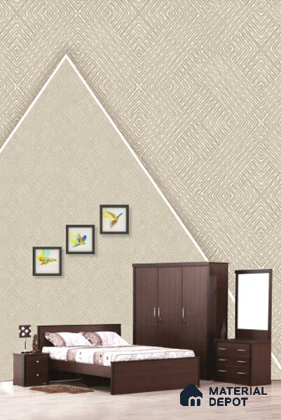 22573 | 10 Meter x 21 Inches Patterned Look Wallpaper - 57.41 Sq. Ft. | Minimum 15% wastage during installation