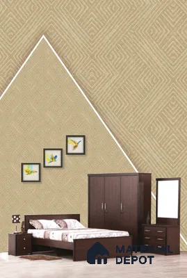 22575 | 10 Meter x 21 Inches Patterned Look Wallpaper - 57.41 Sq. Ft. | Minimum 15% wastage during installation