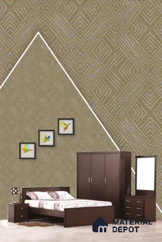 22576 | 10 Meter x 21 Inches Patterned Look Wallpaper - 57.41 Sq. Ft. | Minimum 15% wastage during installation