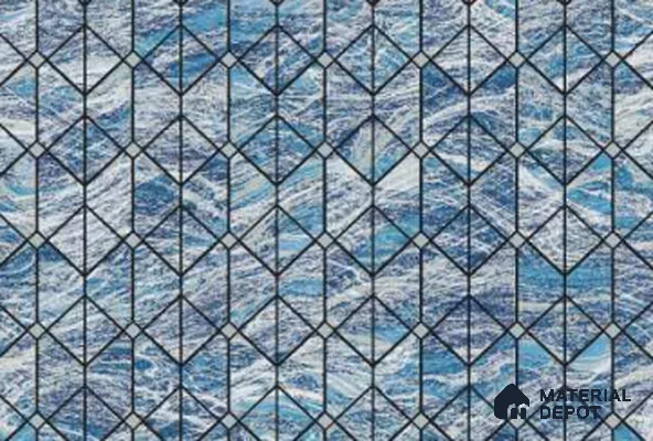 333123 | 10 Meter x 21 Inches Geometric Look Wallpaper - 57.41 Sq. Ft. | Minimum 15% wastage during installation