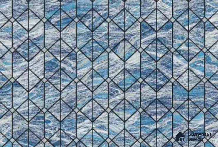 333123 | 10 Meter x 21 Inches Geometric Look Wallpaper - 57.41 Sq. Ft. | Minimum 15% wastage during installation