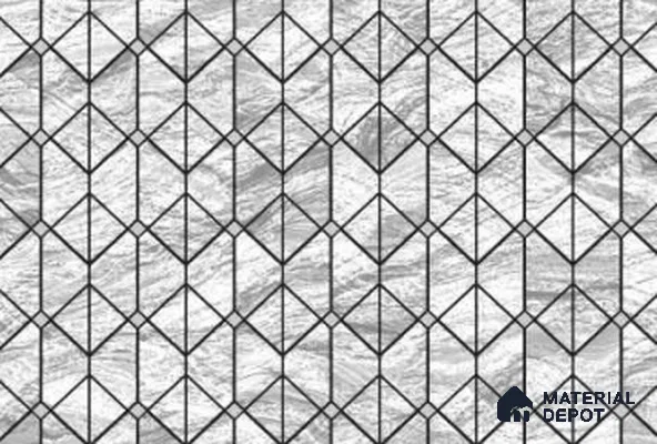 333124 | 10 Meter x 21 Inches Geometric Look Wallpaper - 57.41 Sq. Ft. | Minimum 15% wastage during installation