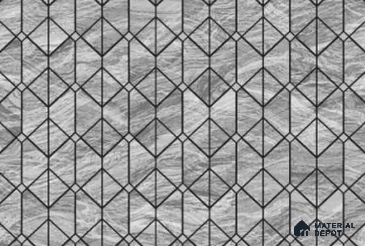 333127 | 10 Meter x 21 Inches Geometric Look Wallpaper - 57.41 Sq. Ft. | Minimum 15% wastage during installation