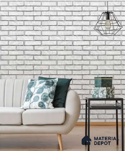 SF15-3 | 10 Meter x 21 Inches Brick Look Wallpaper - 57.41 Sq. Ft. | Minimum 15% wastage during installation