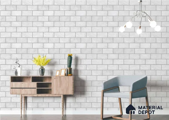SF19-3 | 10 Meter x 21 Inches Brick Look Wallpaper - 57.41 Sq. Ft. | Minimum 15% wastage during installation