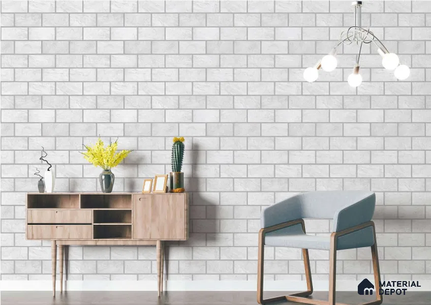 SF19-3 | 10 Meter x 21 Inches Brick Look Wallpaper - 57.41 Sq. Ft. | Minimum 15% wastage during installation