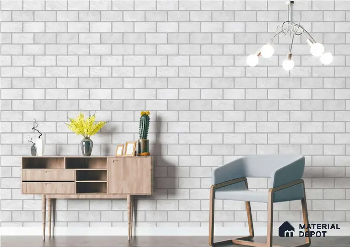 SF19-3 | 10 Meter x 21 Inches Brick Look Wallpaper - 57.41 Sq. Ft. | Minimum 15% wastage during installation