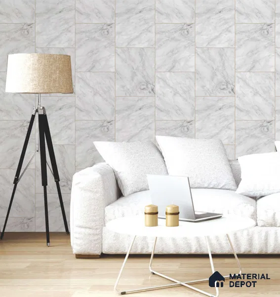 SF2-2 | 10 Meter x 21 Inches Marble Look Wallpaper - 57.41 Sq. Ft. | Minimum 10% wastage during installation