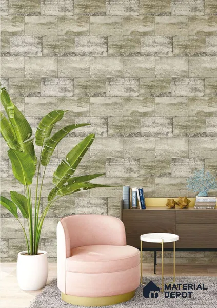 SF21-3 | 10 Meter x 21 Inches Brick Look Wallpaper - 57.41 Sq. Ft. | Minimum 15% wastage during installation