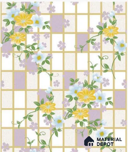 SF22-1 | 10 Meter x 21 Inches Florals Look Wallpaper - 57.41 Sq. Ft. | Minimum 15% wastage during installation