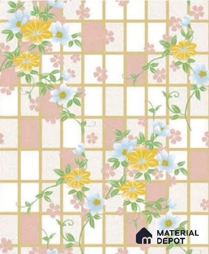 SF22-2 | 10 Meter x 21 Inches Florals Look Wallpaper - 57.41 Sq. Ft. | Minimum 15% wastage during installation