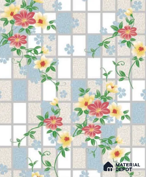SF22-4 | 10 Meter x 21 Inches Florals Look Wallpaper - 57.41 Sq. Ft. | Minimum 15% wastage during installation