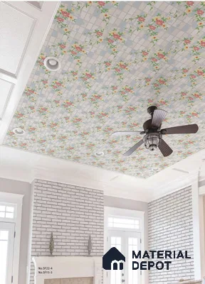 SF22-4 | 10 Meter x 21 Inches Florals Look Wallpaper - 57.41 Sq. Ft. | Minimum 15% wastage during installation