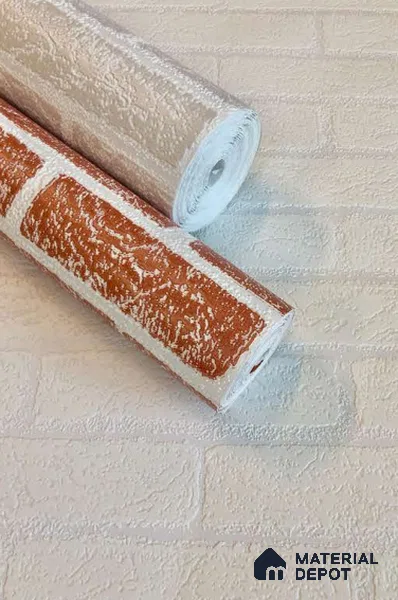 SF24-1 | 10 Meter x 21 Inches Brick Look Wallpaper - 57.41 Sq. Ft. | Minimum 15% wastage during installation