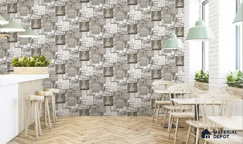 SF6-4 | 10 Meter x 21 Inches Patterned Look Wallpaper - 57.41 Sq. Ft. | Minimum 15% wastage during installation