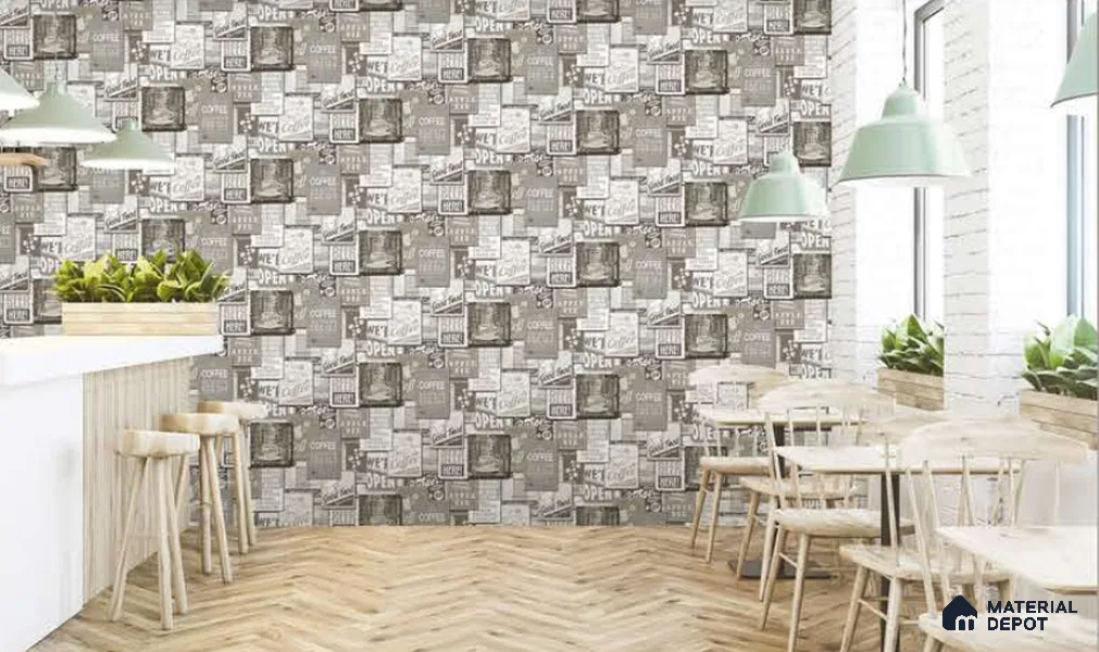 SF6-4 | 10 Meter x 21 Inches Patterned Look Wallpaper - 57.41 Sq. Ft. | Minimum 15% wastage during installation