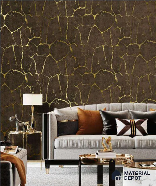 WK25-2506 | 10 Meter x 21 Inches Patterned Look Wallpaper - 57.41 Sq. Ft. | Minimum 15% wastage during installation