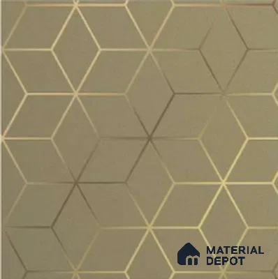 WK25-2520 | 10 Meter x 21 Inches Geometric Look Wallpaper - 57.41 Sq. Ft. | Minimum 15% wastage during installation