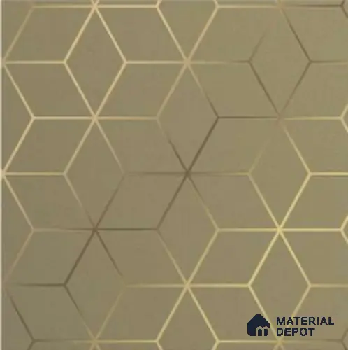 WK25-2520 | 10 Meter x 21 Inches Geometric Look Wallpaper - 57.41 Sq. Ft. | Minimum 15% wastage during installation