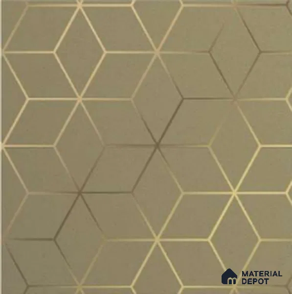 WK25-2520 | 10 Meter x 21 Inches Geometric Look Wallpaper - 57.41 Sq. Ft. | Minimum 15% wastage during installation