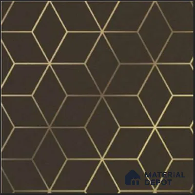 WK25-2521 | 10 Meter x 21 Inches Geometric Look Wallpaper - 57.41 Sq. Ft. | Minimum 15% wastage during installation