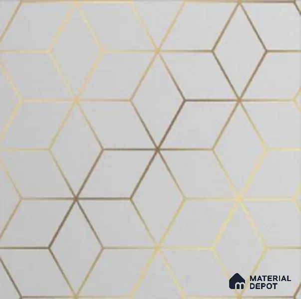 WK25-2522 | 10 Meter x 21 Inches Geometric Look Wallpaper - 57.41 Sq. Ft. | Minimum 15% wastage during installation